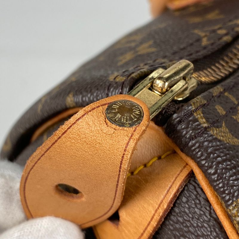 Louis Vuitton Speedy 35 Boston Bag Commuter Handbag Monogram Brown M41524 Women
