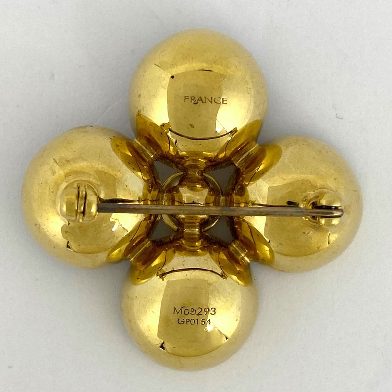 Louis Vuitton Brooch Uncoulusion Art Deco Brooch GP Gold Ladies