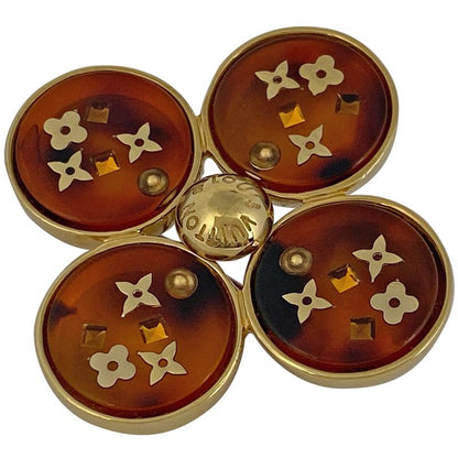 Louis Vuitton Brooch Uncoulusion Art Deco Brooch GP Gold Ladies