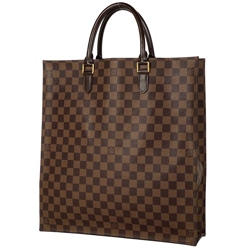 Louis Vuitton Sac Pura Schoolbag Handbag Tote Bag Damier Brown N51140 Women