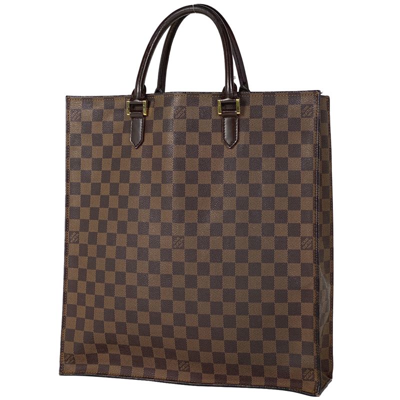 Louis Vuitton Sac Pura Schoolbag Handbag Tote Bag Damier Brown N51140 Women