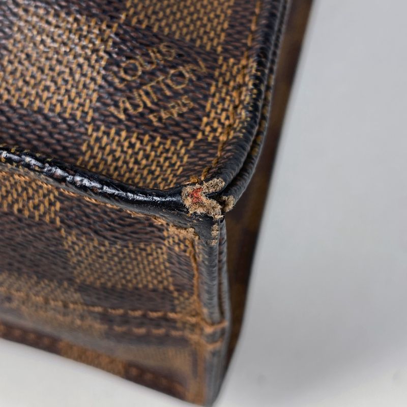 Louis Vuitton Sac Pura Schoolbag Handbag Tote Bag Damier Brown N51140 Women