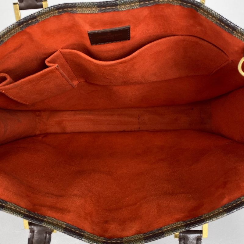 Louis Vuitton Sac Pura Schoolbag Handbag Tote Bag Damier Brown N51140 Women