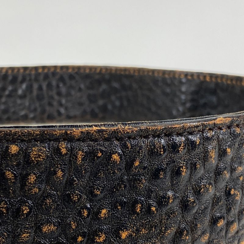 Gucci Logo Tote Handbag Tote Leather Brown 298186 Women