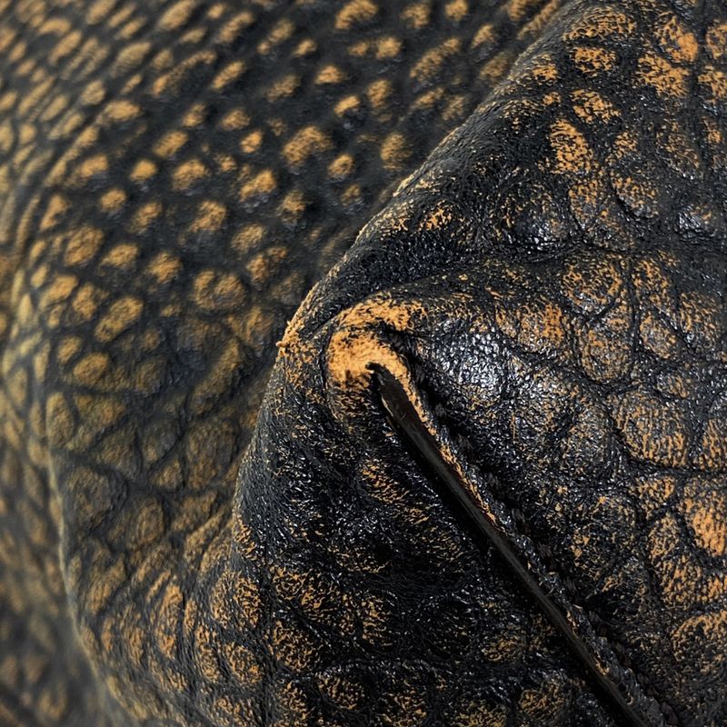 Gucci Logo Tote Handbag Tote Leather Brown 298186 Women