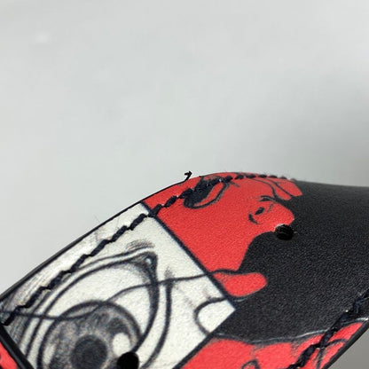 Prada Comic Print Body Bag Waist Bag Logo Body Bag Leather Nero (black)