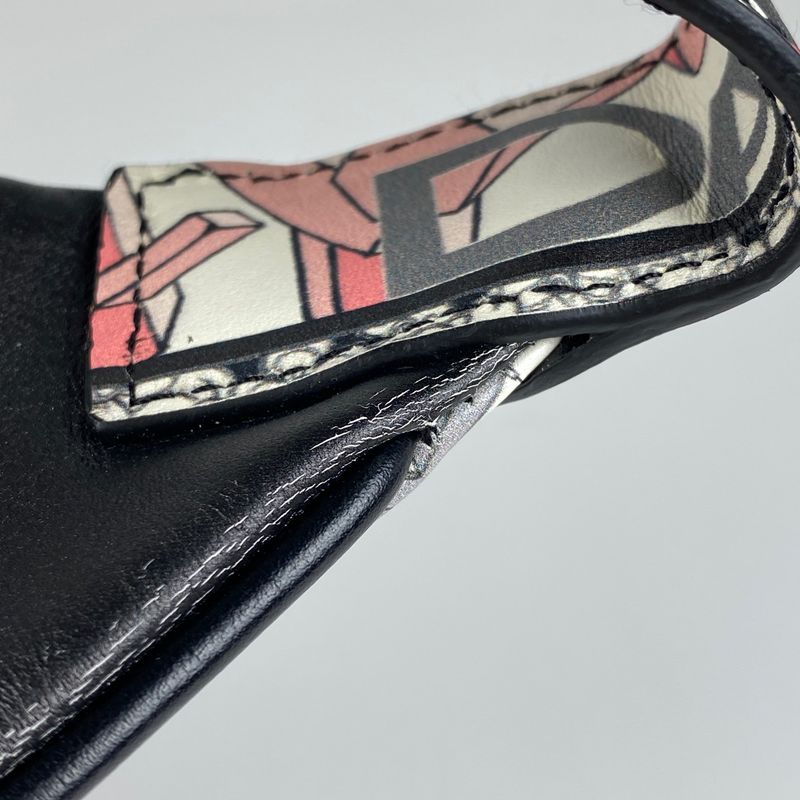Prada Comic Print Body Bag Waist Bag Logo Body Bag Leather Nero (black)