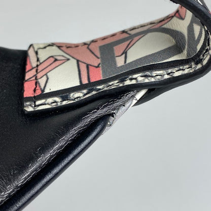 Prada Comic Print Body Bag Waist Bag Logo Body Bag Leather Nero (black)