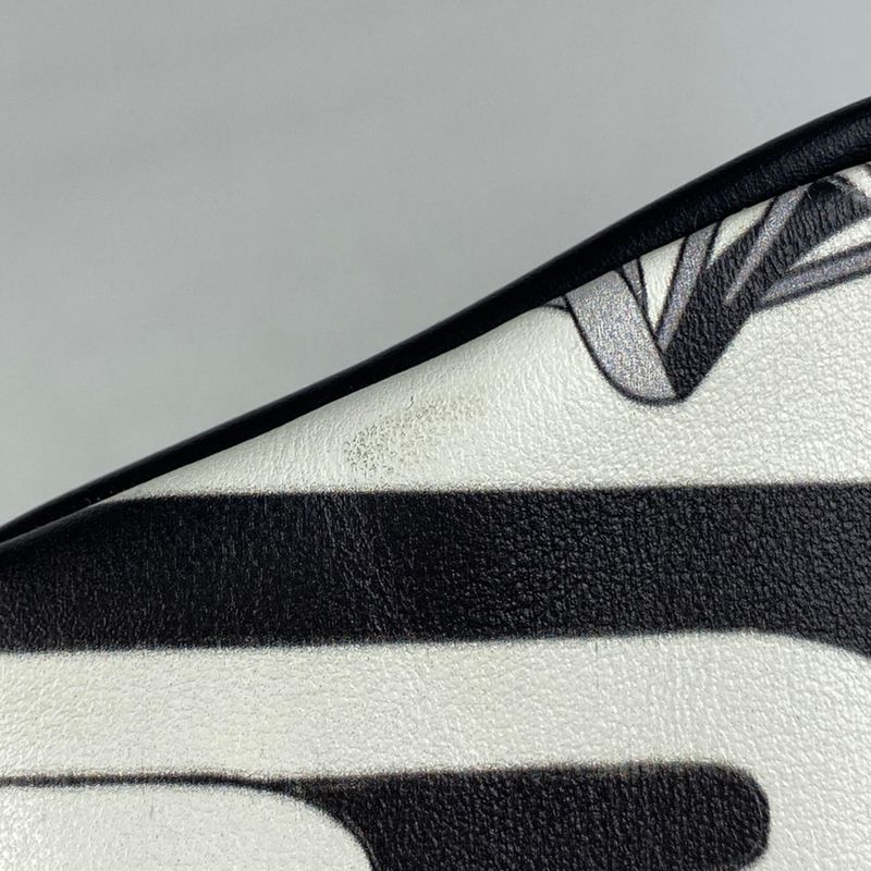 Prada Comic Print Body Bag Waist Bag Logo Body Bag Leather Nero (black)