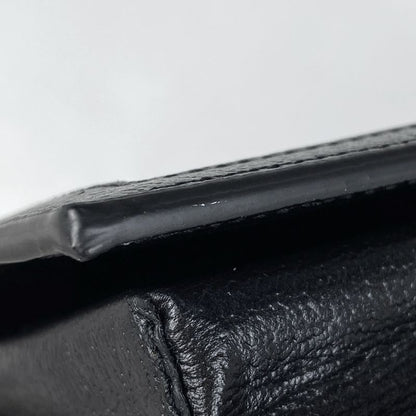 Gucci GG Crystal Chain Wallet Adidas Chain Wallet Leather Black Blue 621892