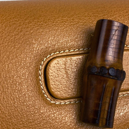 Gucci Bamboo Handbag 2WAY Shoulder Bag Old Gucci 00019510633 Handbag Leather