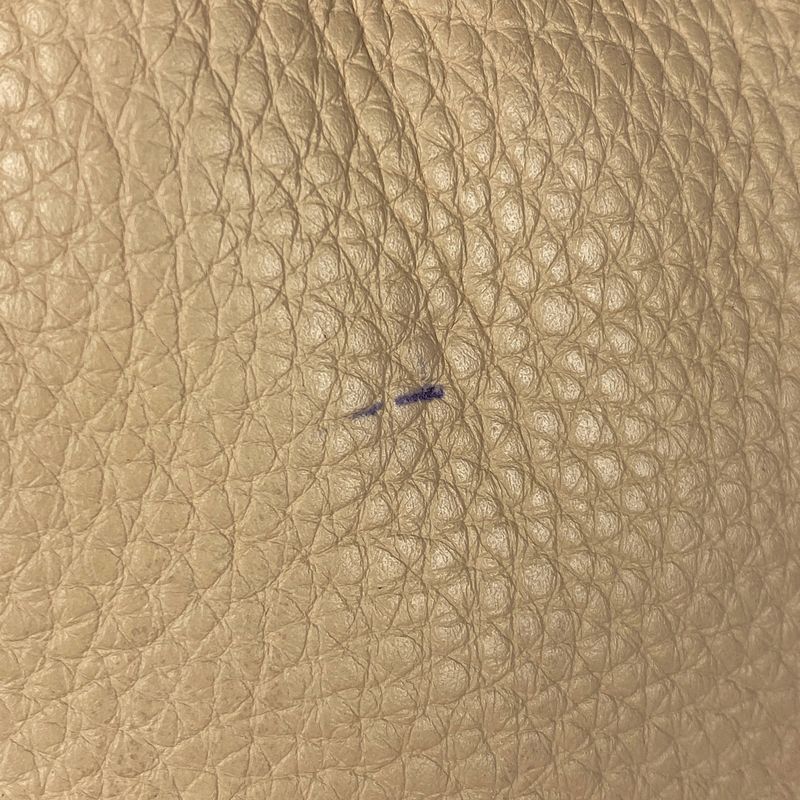 Prada Logo Chain Shoulder Bag Shoulder Bag Leather Cream Women