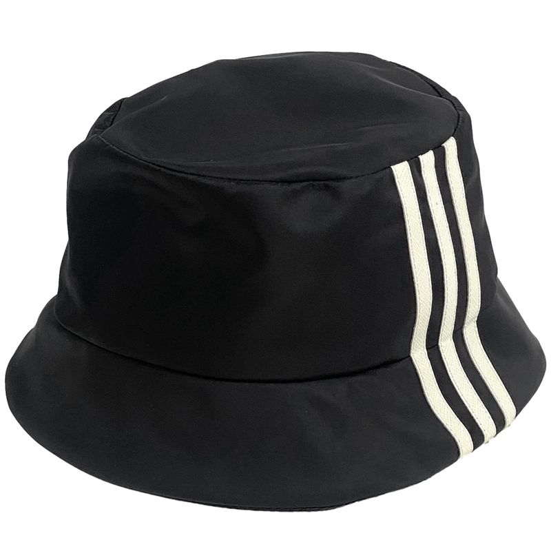 Prada Logo Plate Bucket Hat Re Nylon Adidas Hat Nylon Nero (black) Men's