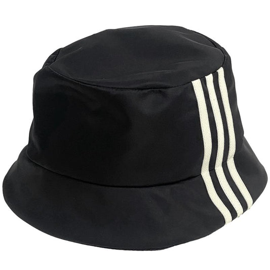 Prada Logo Plate Bucket Hat Re Nylon Adidas Hat Nylon Nero (black) Men's