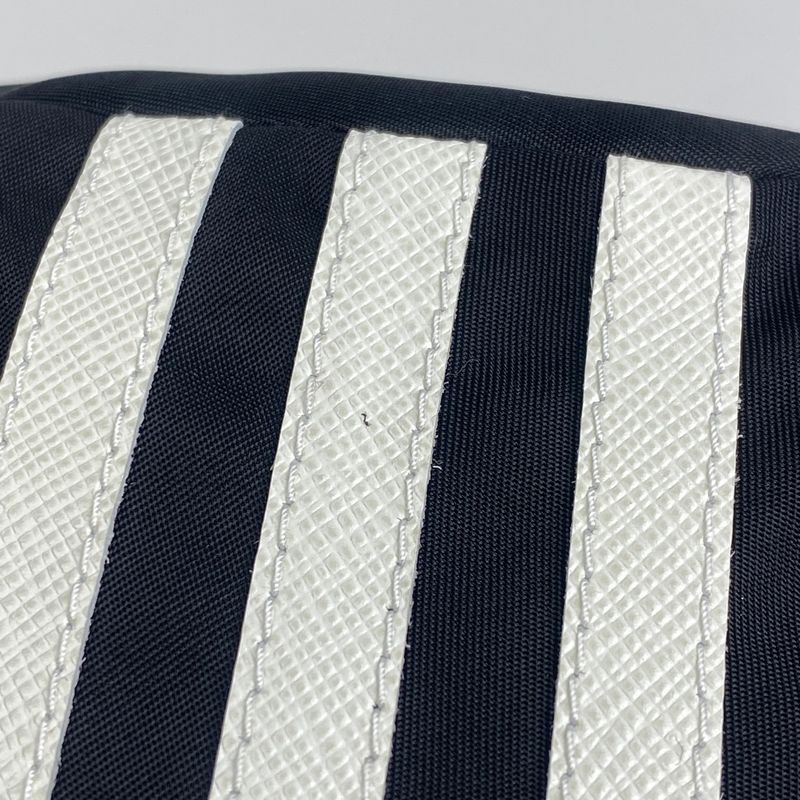 Prada Logo Plate Bucket Hat Re Nylon Adidas Hat Nylon Nero (black) Men's