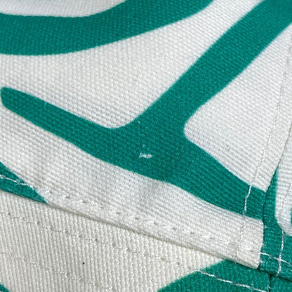 Christian DIOR Logo Bucket Hat Sean Stussy Hat Cotton Green White Women