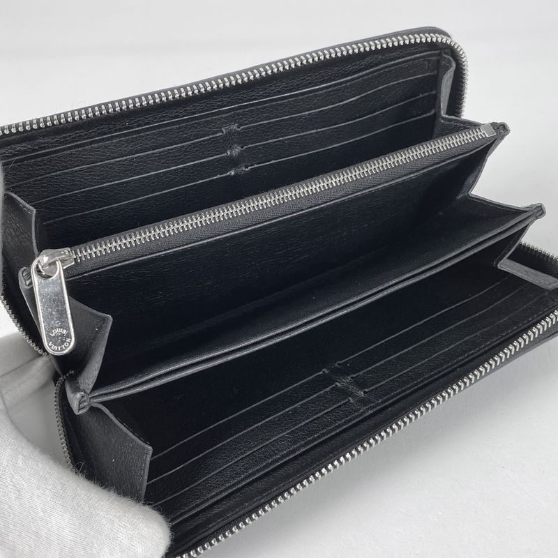 Louis Vuitton Zippy Wallet Round Zip Round Zipper Long Wallet Monogram Mahina