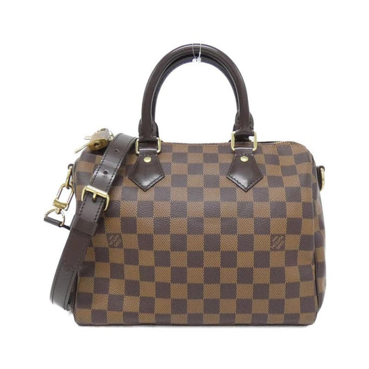 Louis Vuitton Damier Speedy Bandouliere 25cm (9.84in) N41368 Boston Bag