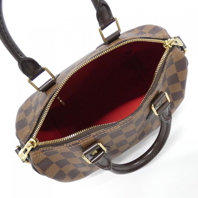 Louis Vuitton Damier Speedy Bandouliere 25cm (9.84in) N41368 Boston Bag