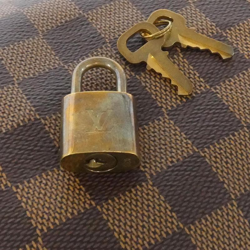 Louis Vuitton Damier Speedy Bandouliere 25cm (9.84in) N41368 Boston Bag