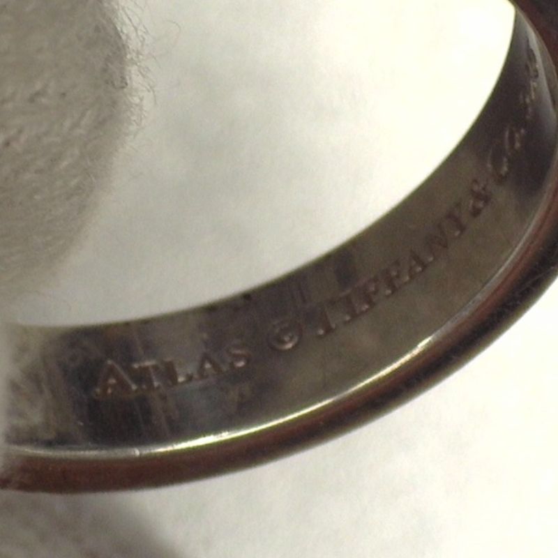 Tiffany & Co #9 Accessory Atlas Ring - Silver Tiffany & Co