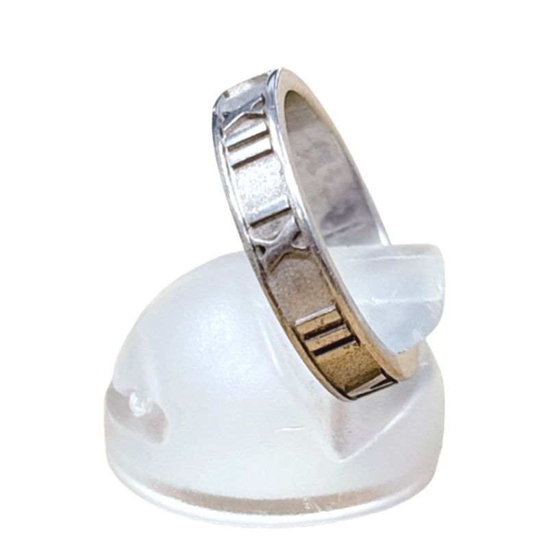 Tiffany & Co #9 Accessory Atlas Ring - Silver Tiffany & Co