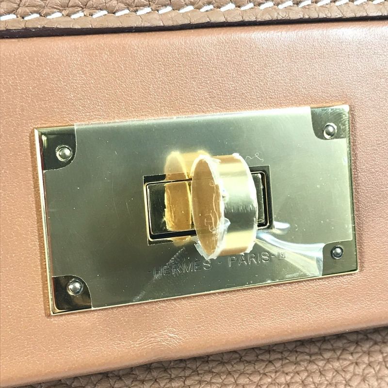 Hermes Shoulder Bag Sac 24/24 Van Cattle 29 Togo Gold