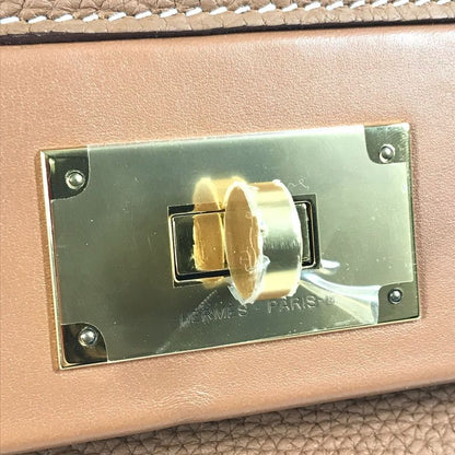 Hermes Shoulder Bag Sac 24/24 Van Cattle 29 Togo Gold
