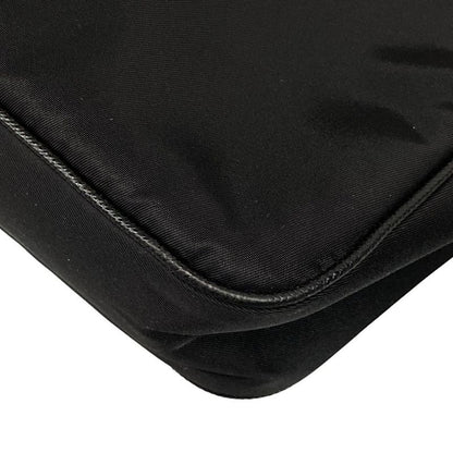 Prada Shoulder Bag Re-edition 2005 Re-nylon Bag 1bh204 Black And Gold Leather