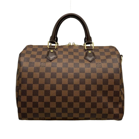 Louis Vuitton Damier Speedy Bandoliere 30 N41183 Ebène Handbag