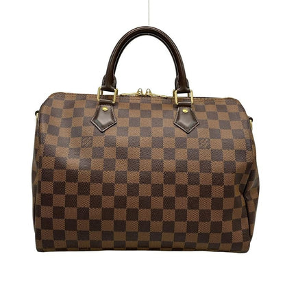 Louis Vuitton Damier Speedy Bandoliere 30 N41183 Ebène Handbag