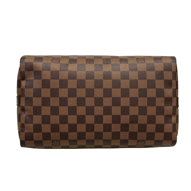 Louis Vuitton Damier Speedy Bandoliere 30 N41183 Ebène Handbag