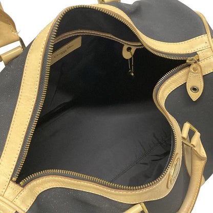 Christian Diorsports Boston Bag - Navy And Beige Main Item Unlocked Leather