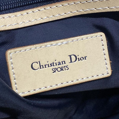 Christian Diorsports Boston Bag - Navy And Beige Main Item Unlocked Leather