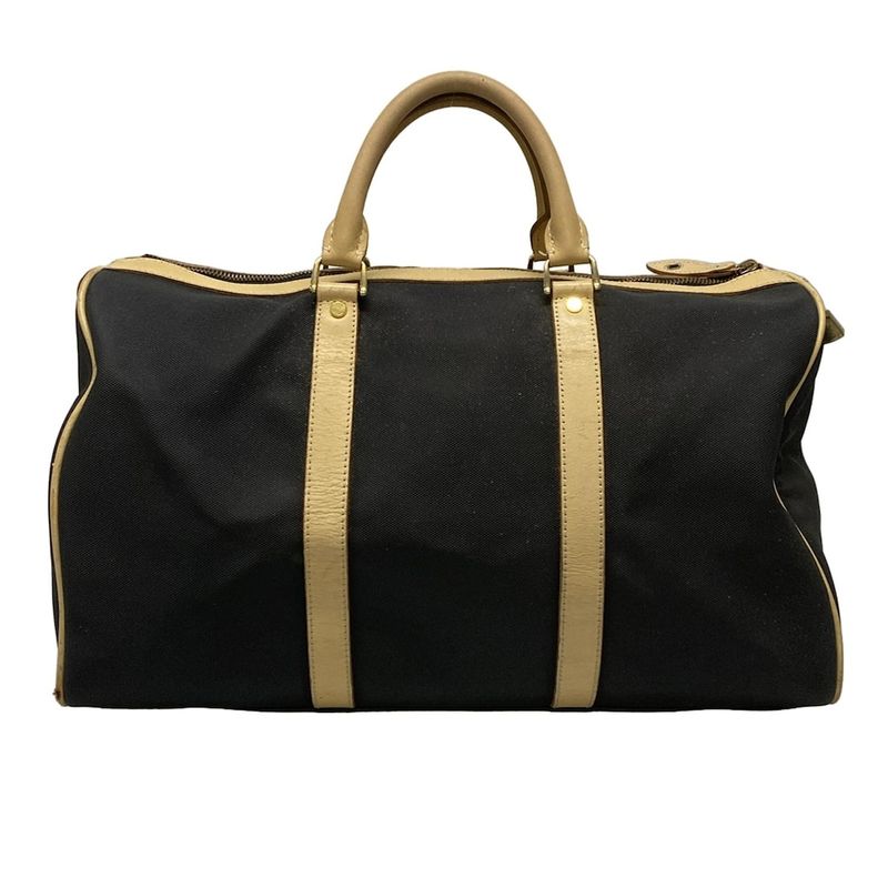 Christian Diorsports Boston Bag - Navy And Beige Main Item Unlocked Leather