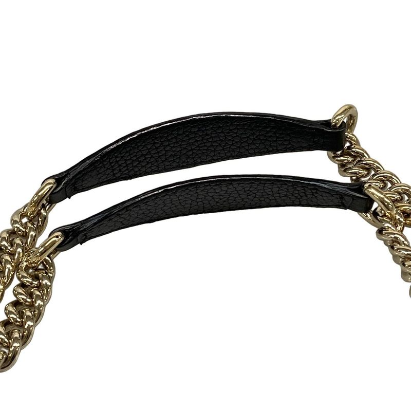 Gucci Tote Bag Soho 536196 Black Chain Shoulder Leather