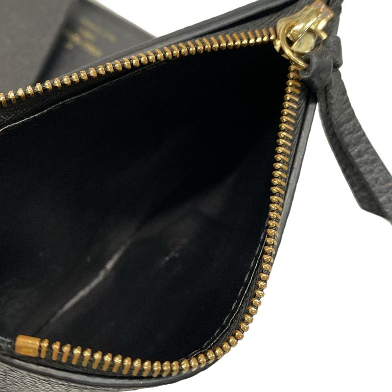 Louis Vuitton Bicolor Monogram Empreinte Portefeuille Victorine M80968 Noir