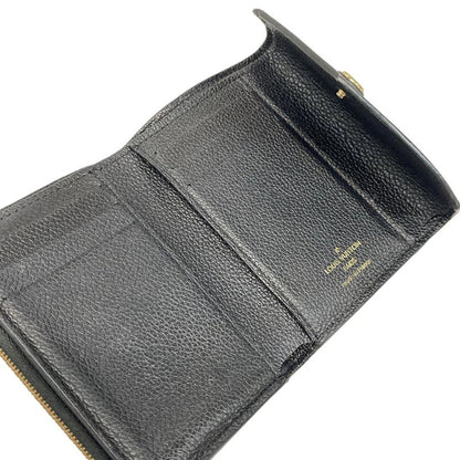 Louis Vuitton Bicolor Monogram Empreinte Portefeuille Victorine M80968 Noir