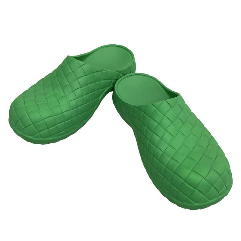Bottega Veneta Sandals 41 Men's Bee Clog Green Intrecciato