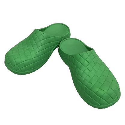 Bottega Veneta Sandals 41 Men's Bee Clog Green Intrecciato