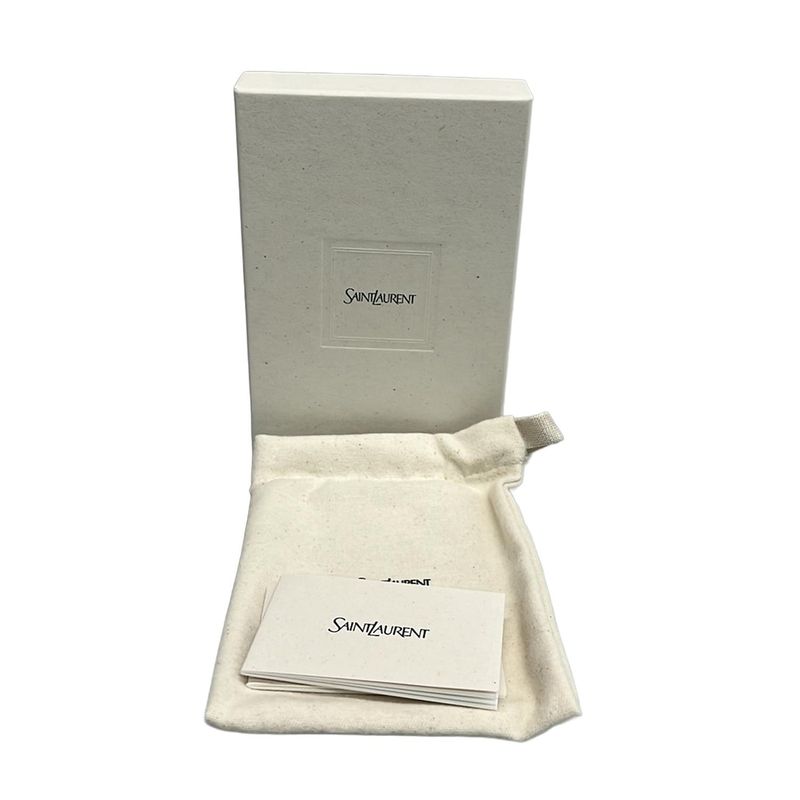 Saint Laurent Paris Card Case Beauty Cassandra Fragment Flap Card Case 612808