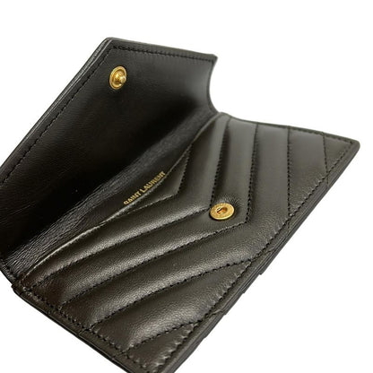 Saint Laurent Paris Card Case Beauty Cassandra Fragment Flap Card Case 612808