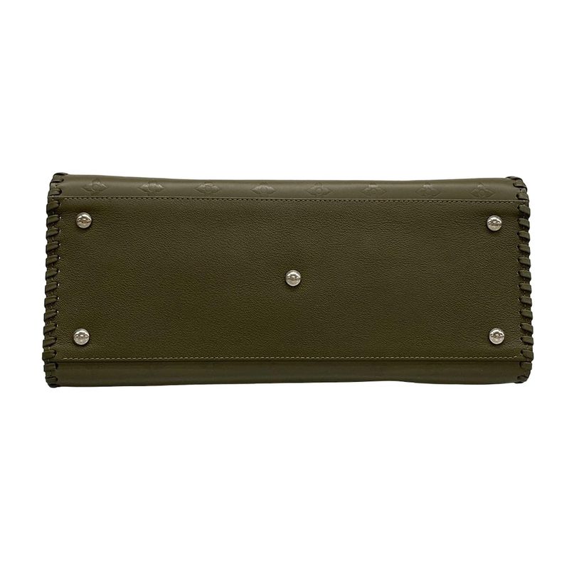 Louis Vuitton Verry Line Verry Zip Tote M52150 Khaki×light Pink Leather