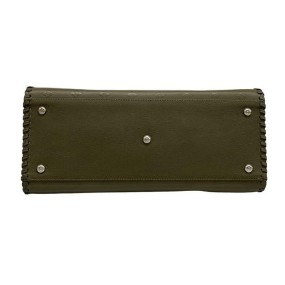 Louis Vuitton Verry Line Verry Zip Tote M52150 Khaki×light Pink Leather