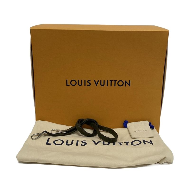 Louis Vuitton Verry Line Verry Zip Tote M52150 Khaki×light Pink Leather