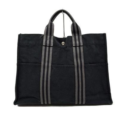Hermes Fourre Tout Tote MM Black And Gray