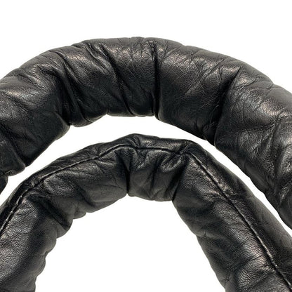 Chanel Coco Cocoon Tote Black Coco Mark Leather