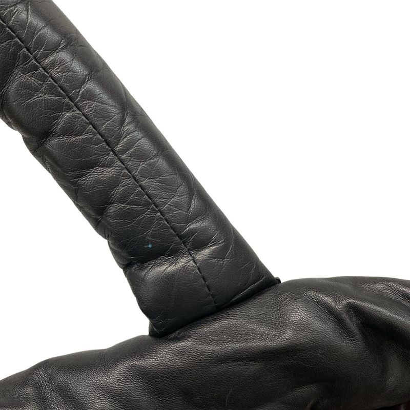 Chanel Coco Cocoon Tote Black Coco Mark Leather