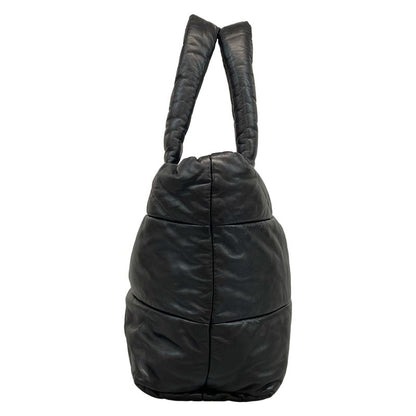 Chanel Coco Cocoon Tote Black Coco Mark Leather