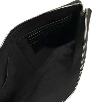 Dior/christian Dior Clutch Bag Oblique Galaxy 2esca251vpd Black Perforated